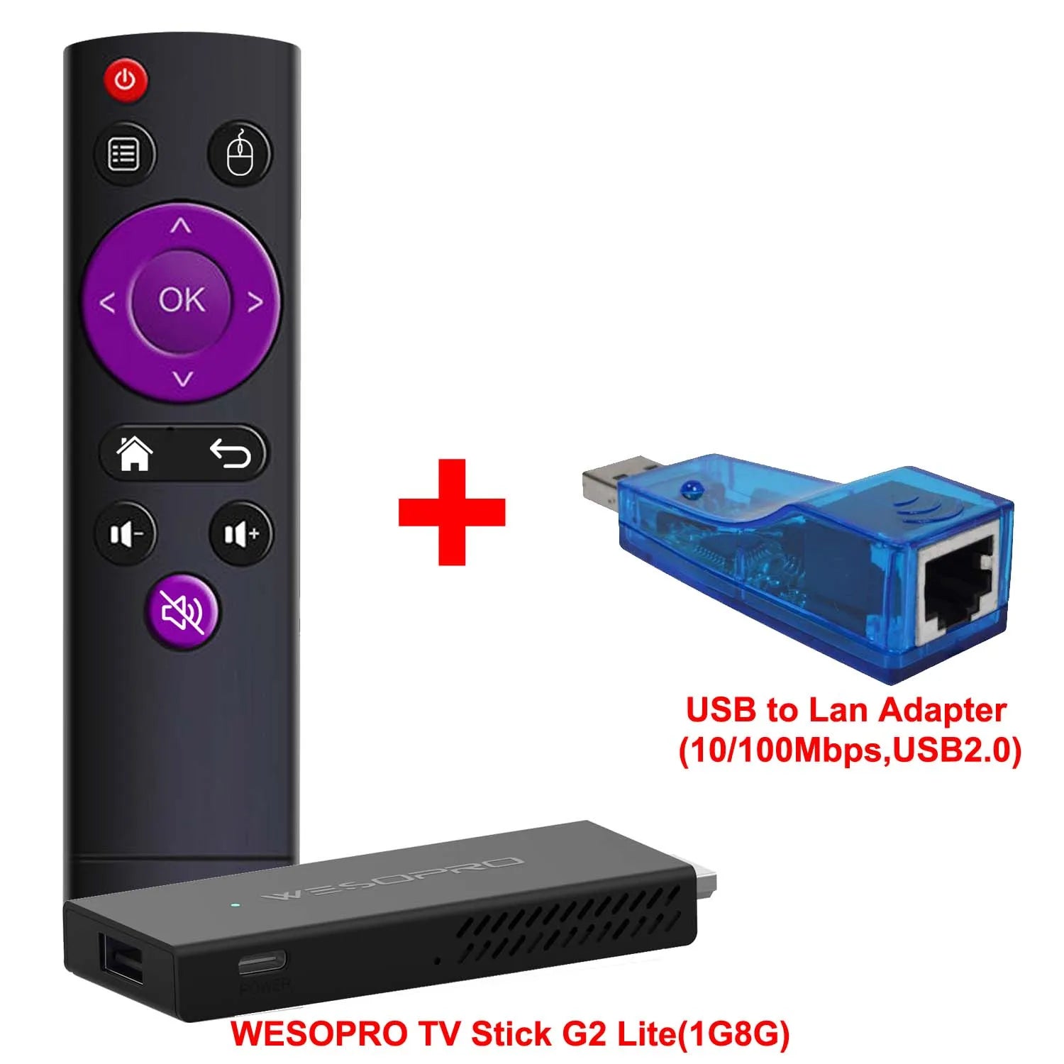 WESOPRO Android TV Stick G2 Lite – 4K Smart Streaming