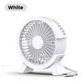 Portable Mini USB Rechargeable Desk Fan – Quiet Cooling Fan for Home, Office, Computer, Student Dormitory & Summer Travel