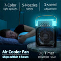 Portable 3-in-1 Air Cooler – Mini Air Conditioner, Humidifier & LED Night Light