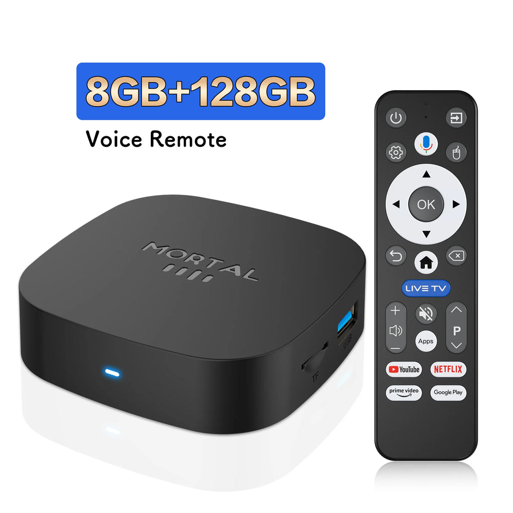 T1+ Android 16 TV Box – 8GB RAM / 128GB Storage