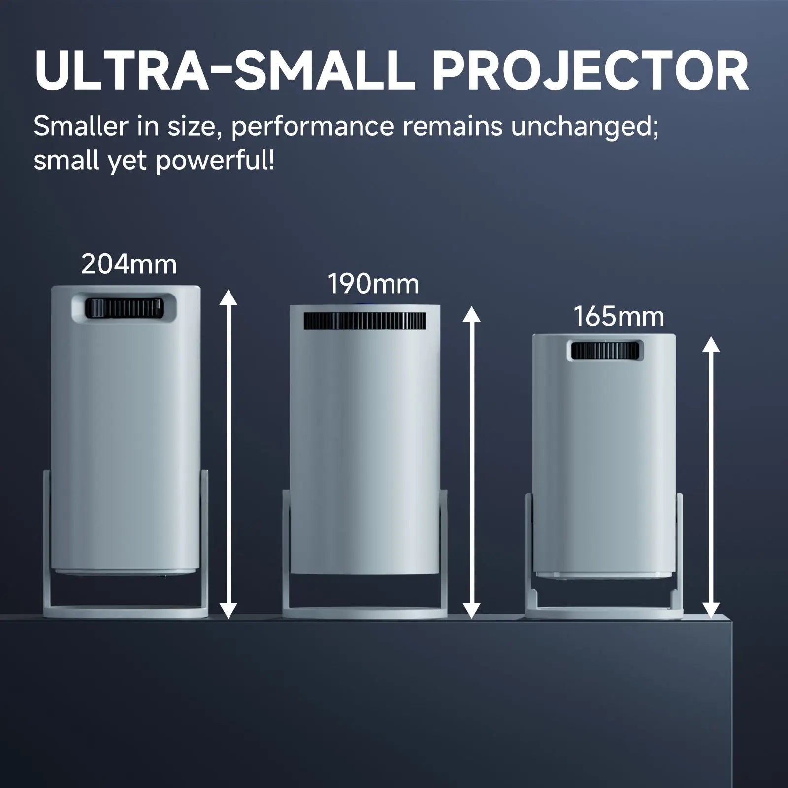 P30 Pro Android 14 Smart Mini Projector | Native 720P, 4K Support, WiFi 6, Bluetooth 5.0 & Screen Mirroring